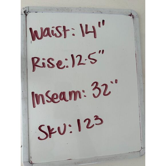 Abercrombie & Fitch Sloane Tailored & Pleated Sky Blue Pants Curve Love Size 27L - Picture 8 of 8